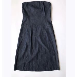 Strapless Denim Dress